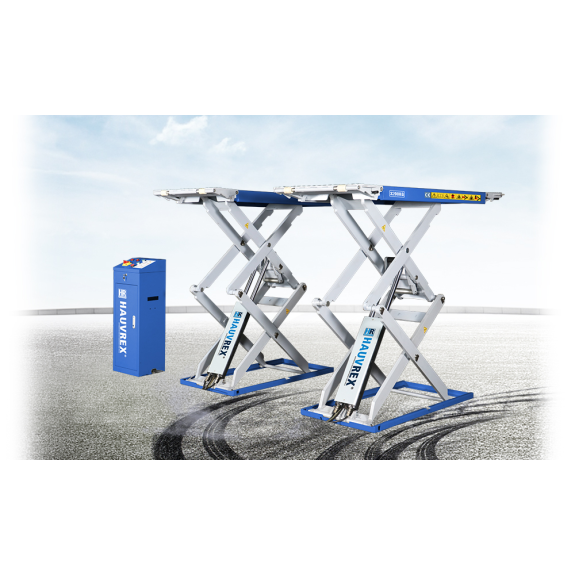 HXL6435YM - 3,5 toneladas Elevador de tijera doble - 220V - CE-Leer más