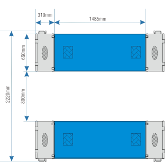 HXL6435YM - 3,5 toneladas Elevador de tijera doble - 220V - CE-Leer más