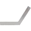 Equerre simple 120°, Dimension: 200 x 150 mm