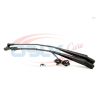 Braccio pantografo 12x4, R660, Adjustable +/-5mm, C12xM8 DIN72783, bridge connection, with nozzles