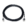 ROLINE UTP DataCenter Patchkabel Kat.6A (Class EA), LSOH, slim, extra kurzer Stecker, schwarz, 3 m