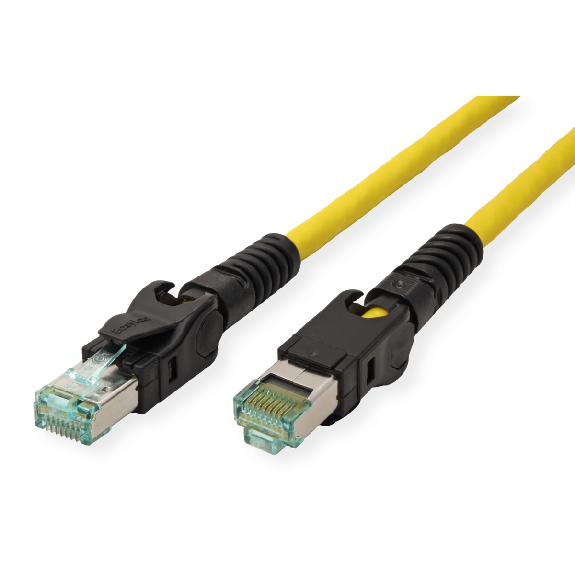 EasyLan VarioBoot Patchkabel Kat.6A, S/FTP, gelb, 0,5 m-Beschreibung lesen
