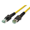 EasyLan VarioBoot Patchkabel Kat.6A, S/FTP, gelb, 0,5 m
