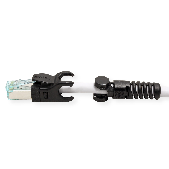 EasyLan VarioBoot Patchkabel Kat.6A, S/FTP, grau, 5 m-Beschreibung lesen