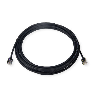 ROLINE U/FTP DataCenter Patchkabel Kat.6A (Class EA), LSOH, slim, extra kurzer Stecker, schwarz, 1 m-Beschreibung lesen