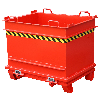 Bauer Baustoffcontainer BC 1000, lackiert, Feuerrot Bauer Baustoffcontainer BC 1000, lackiert, Feuerrot