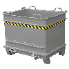 Bauer Baustoffcontainer BC 1000 (Steinklammer-Entriegelung), lackiert, Mausgrau Bauer Baustoffcontainer BC 1000 (Steinklammer-Entriegelung), lackiert, Mausgrau