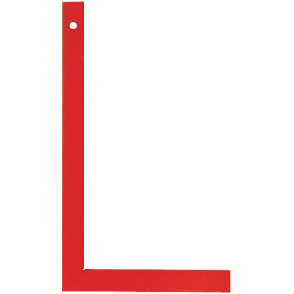 Equerre de maçon, Longueur: 80 cm-Lire la description