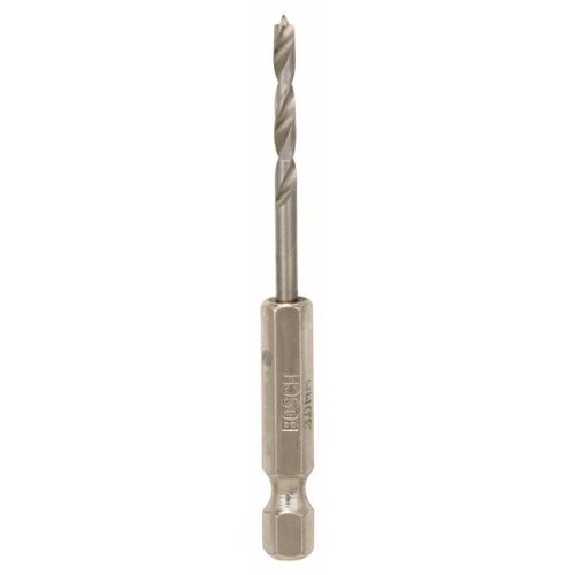 Holzspiralbohrer mit 1/4"-Sechskantschaft, 3 x 33 x 74 mm-Beschreibung lesen
