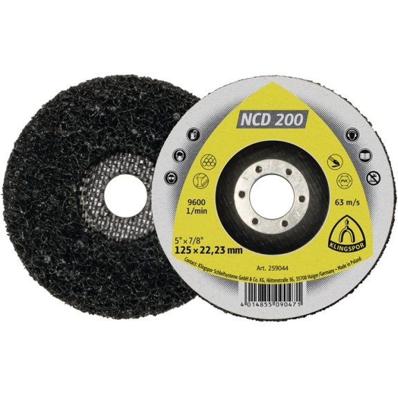 Grobreinigungsscheibe NCD 200 Ø115xmm Bohr.22,2m-Beschreibung lesen