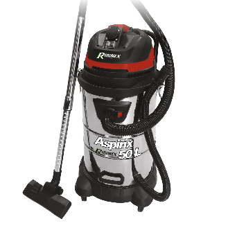 Aspirateur bidon 50 litres aspirix50 1200w inox avec prise machine outil, PRASP51LPE-Lire la description