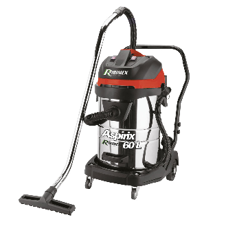 Aspirateur Bidon Inox 2x1000 W 60 Litres, PRASP61LX2-Lire la description