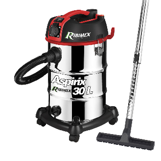 Aspirateur Bidon Inox 1200 W 30 Litres, PRASP31LPE-Lire la description