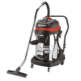 Aspirateur eau et poussieres 3 moteurs (3x1000w) Inox 80 litres, PRASP81LX3-Lire la description