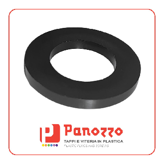 Rondelle in plastica nylon DIN 125 - M16 - Colore Nero - Prezzo per multipli di 100-Leggi tutto
