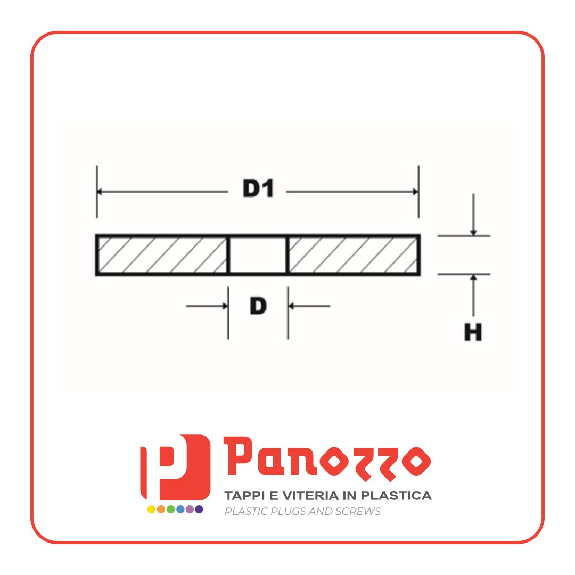 Rondelle in plastica nylon DIN 125 - M5 - Colore Naturale - Prezzo per multipli di 100-Leggi tutto