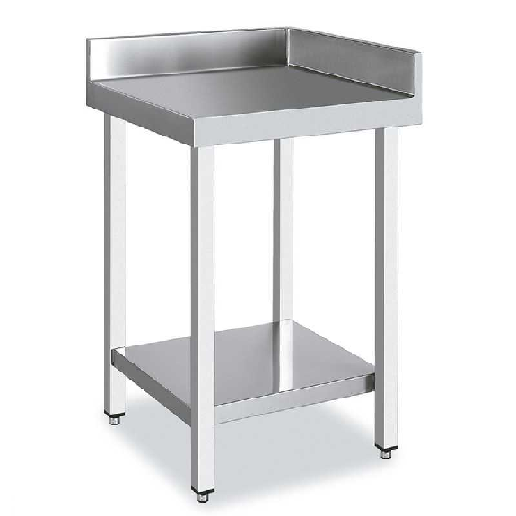 Mesa Acero Inoxidable angular 90º 600x600 mm-Leer más