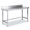 Mesa Mural Inox ancho 700 Sin Estante 1000X700 mm