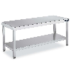 Mesa Central Inox ancho 700 Con Estante 800 (longitud)