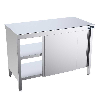 Mesa inox ancho 700 Pasante 1800x700