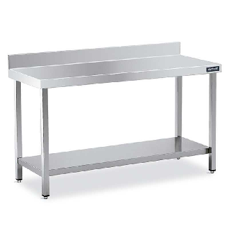 Mesa Mural Inox Con Estante 1800X700 mm-Leer más