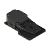 Interrupteur à pédale simple sans protection, noir, 1NO+1NF rupture brusque, IP65, 1x M20x1,5 - PA 50101-M2
