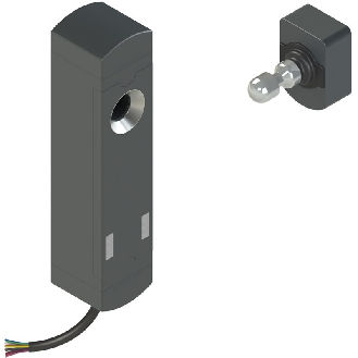 Interrupteur de sécurité RFID avec électroaimant, avec verrouillage - NS E4ZZ1SA20-F41-Lire la description