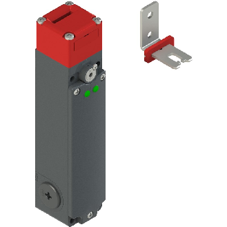 Interrupteur de sécurité avec électroaimant à actionneur séparé (F21) 120Vac/dc, 2NC (déplacés par l'actionneur) et 2NC (déplacés par l'électroaimant), 3xM20 - FG 60GD1D1A-F21-Lire la description