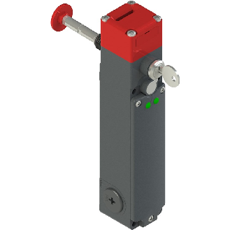 Interrupteur de sécurité à actionneur séparé avec verrouillage (sans), 1NO+1NC (déplacés par l'actionneur) et 1NO+1NC (déplacés par l'électroaimant), 24Vac/dc, 3x M 20x1,5 - FG 60AD6D0A-LP60-Lire la description