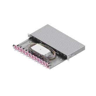 LWL-Spleißbox Grade C 19-Zoll 1HE, 24 Ports, 24x LC-Duplex, OM4-Beschreibung lesen
