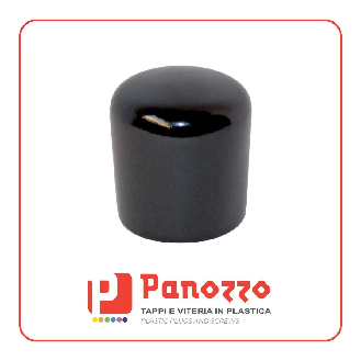 Cappuccio tappo rotondo in gomma PVC 53,9X38mm - Prezzo per multipli di 40 pz.-Leggi tutto