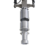 Clavadora de estacas y postes  IBF-107 EasyPetrol con adaptadores de 107/85/56mm (CLIPEX)