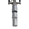 Clavadora de estacas y postes  IBF-107 EasyPetrol con adaptadores de 107/95/85mm