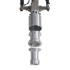 Clavadora de estacas y postes  IBF-107 EasyPetrol con adaptadores de 107/78/52mm