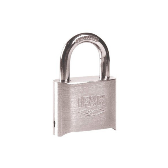 Cadenas à combinaison PR50 avec anse en acier trempé Cadenas à combinaison PR50 avec anse en acier trempé-Lire la description