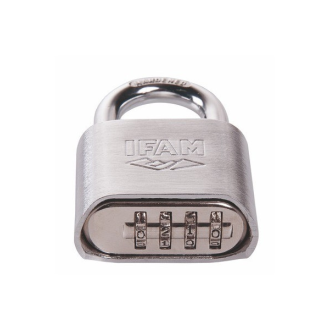 Cadenas à combinaison PR50 avec anse en acier trempé-Lire la description