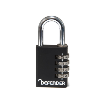 Cadenas à combinaison 4 molettes Defender-Lire la description