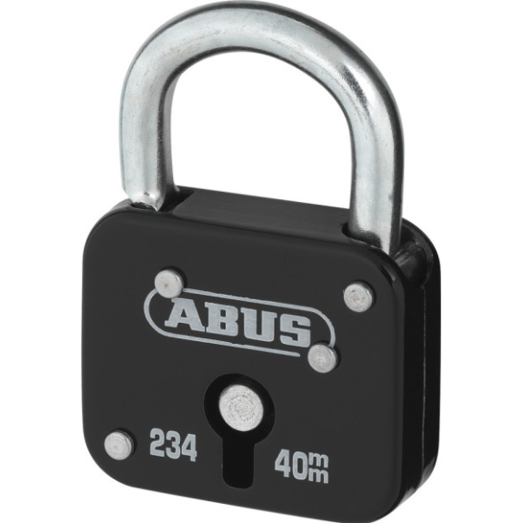 Cadenas 234/40 avec corps en acier et anse pivotante-Lire la description