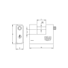Cadenas monobloc Armed U 60