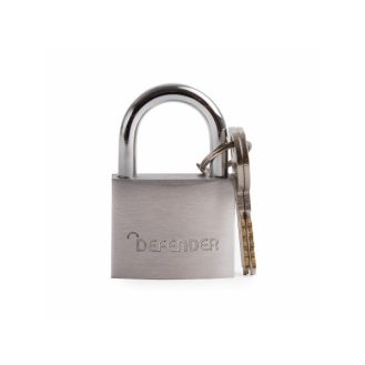 Cadenas à clé Defender DFAL4 en aluminium massif-Lire la description