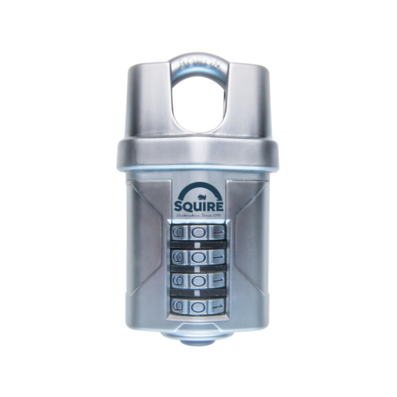 Cadenas à anse protégée à combinaison 4 molettes Vulcan 50 Cadenas à anse protégée à combinaison 4 molettes Vulcan 50-Lire la description