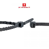 FASCETTE IN PLASTICA 80X2,4mm. - Prezzo multiplo di 100 pz. - nere