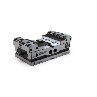 Morsa maxigrip  Art.684 T.4x270 serraggio autocentrante con 2 ganasce mobili insertgrip Art.682K/G01-Leggi tutto