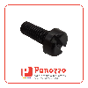 Vite in plastica a testa cilindrica DIN84 M4X20mm - Colore Nero - Prezzo per multipli di 100 pz.