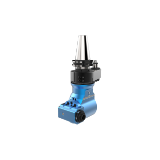 Testa angolare integrale GTU-10 ATC regolabile 0°-360° con corpo in alluminio - ER-16 Ø1÷10  CAT/50 - H=80-Leggi tutto