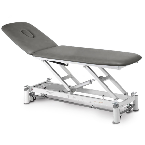 Table de massage électrique 2 plans avec dossier inclinable-Lire la description