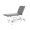 Table électrique 2 plans Pluton dossier proclive/déclive (Ceement Grey, Châssis Blanc)