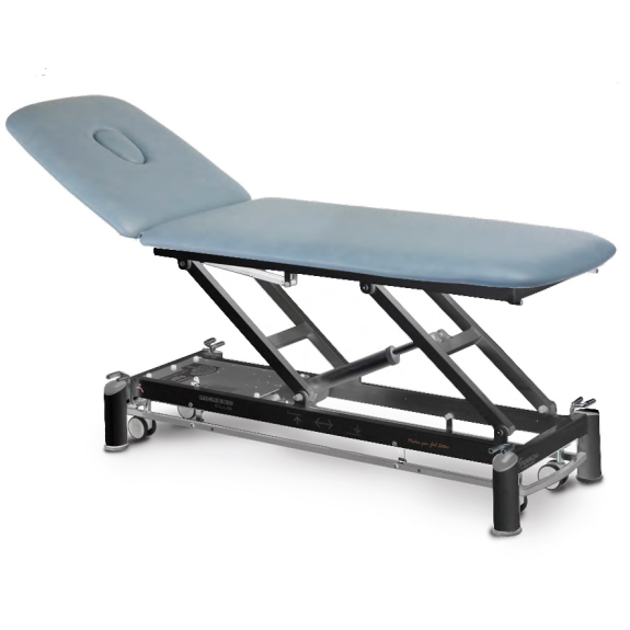 Table de massage électrique 2 plans avec dossier inclinable-Lire la description