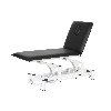 Table électrique 2 plans Pluton dossier proclive/déclive (Dark Grey, Châssis Blanc)