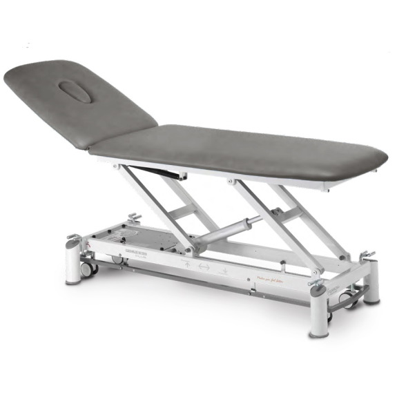 Table de massage électrique 2 plans avec dossier inclinable-Lire la description